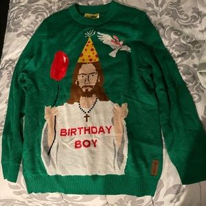 Tipsy elves xl birthday boy sweater